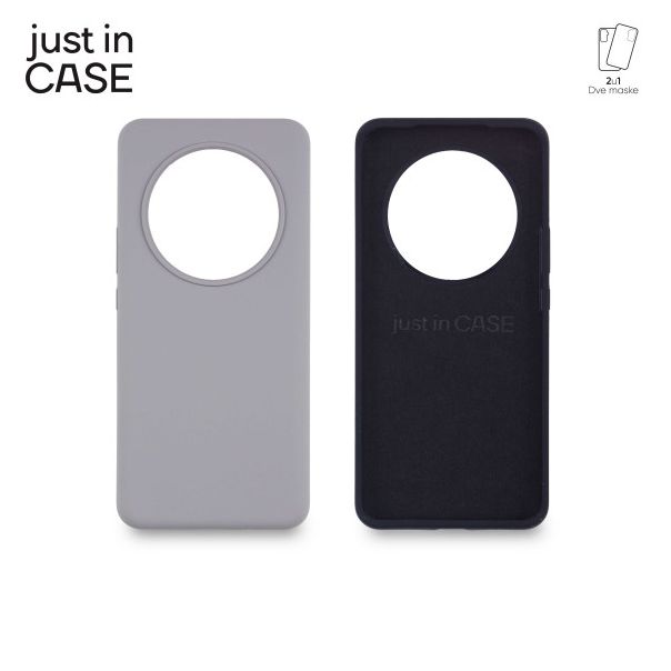 JUST IN CASE Maska 2u1 Extra case MIX PLUS za Honor Magic 4 Pro, siva/crna - MIXPL425BK