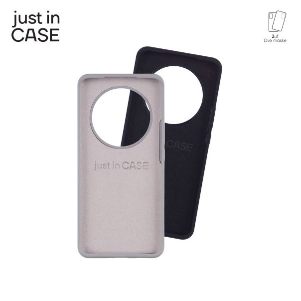 JUST IN CASE Maska 2u1 Extra case MIX PLUS za Honor Magic 4 Pro, siva/crna - MIXPL425BK