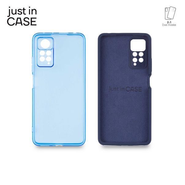 JUST IN CASE 2u1 Extra case MIX plavi paket za Redmi Note 11 pro - MIX311BL