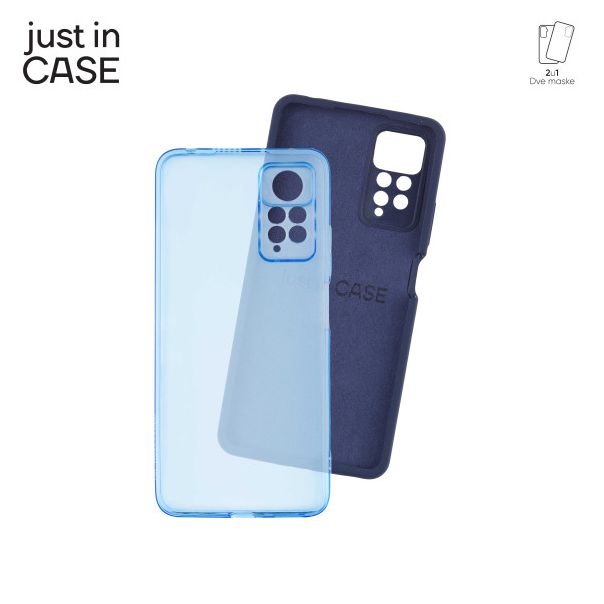 JUST IN CASE 2u1 Extra case MIX plavi paket za Redmi Note 11 pro - MIX311BL