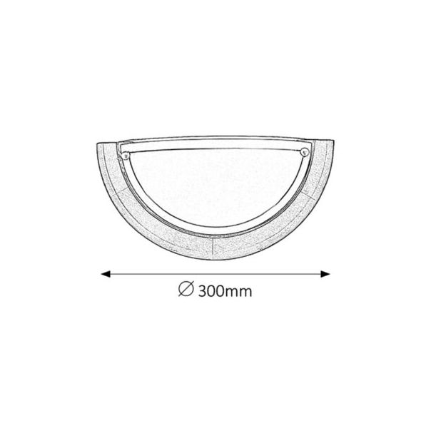 Rabalux Zidna lampa Ufo E27 1x MAX 60W hrast (5407) - 5407