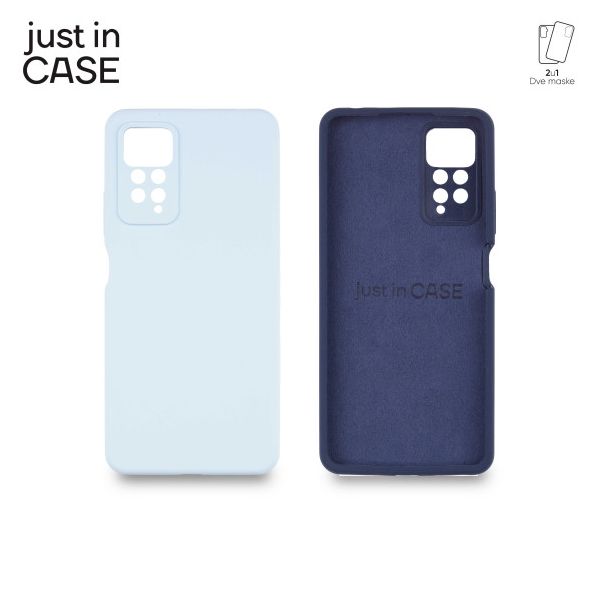 JUST IN CASE 2u1 Extra case MIX PLUS paket plavi za Redmi Note 11 pro - MIXPL311BL