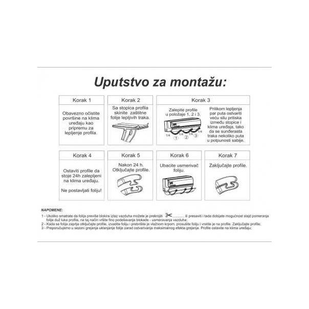 KLIMA REŠENJE KLIMA RESENJE USMERIVAC VAZDUHA KLIME  18-24 - 54096