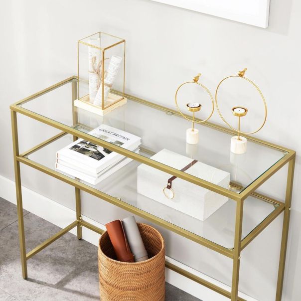HANAH HOME Kozolni sto By-4, zlatna - EP3057794