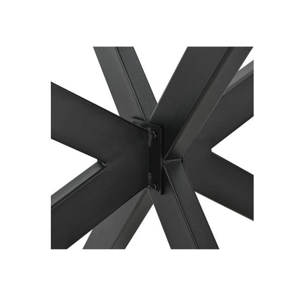 HANAH HOME Metalni nogari za sto Ahtapot, crna - EP3132481