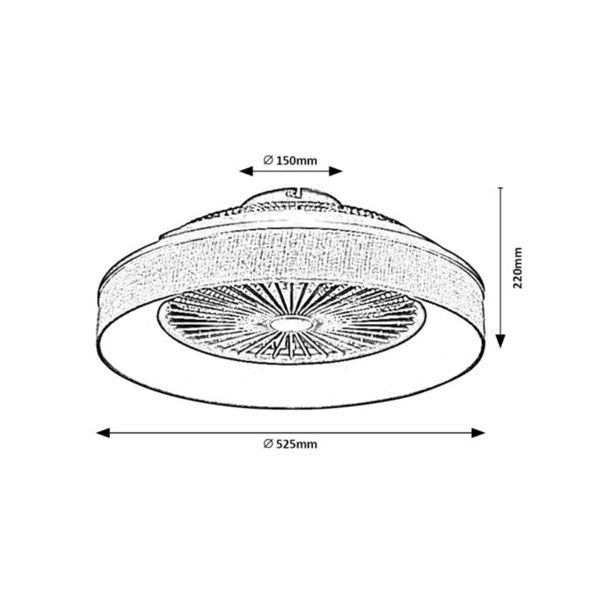 RABALUX Plafonjera Benicio LED 35W - 5420