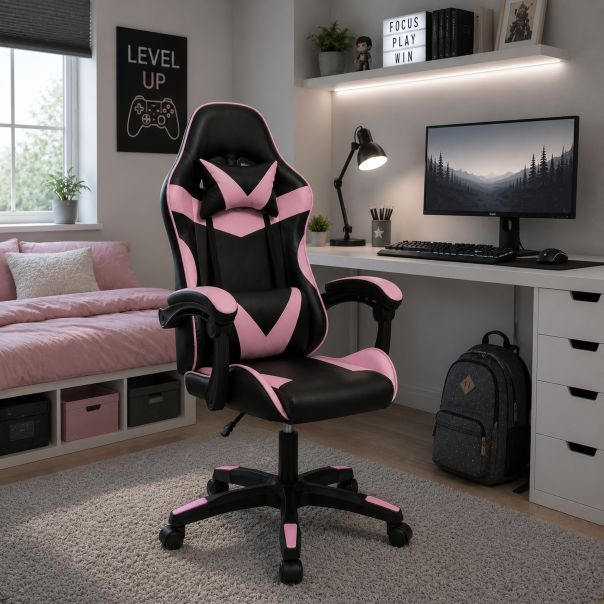MODUL Gejmerska stolica Cyberkid pink oc-810 - EP3129789