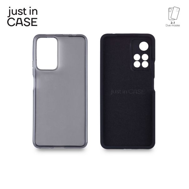 JUST IN CASE 2u1 Extra case MIX paket crni za Redmi Note 11 Pro + 5G - MIX314BK