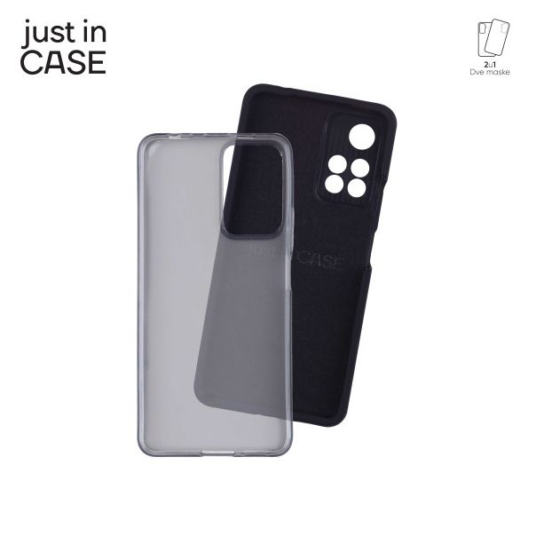 JUST IN CASE 2u1 Extra case MIX paket crni za Redmi Note 11 Pro + 5G - MIX314BK