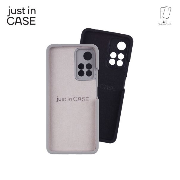 JUST IN CASE 2u1 Extra case MIX PLUS paket crni za Redmi Note 11 Pro + 5G - MIXPL314BK