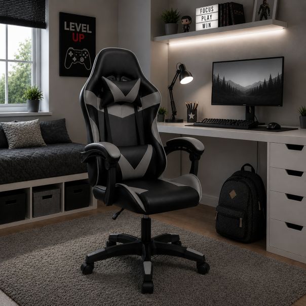 MODUL Gejmerska stolica Cyberkid siva oc-810 - EP3130272