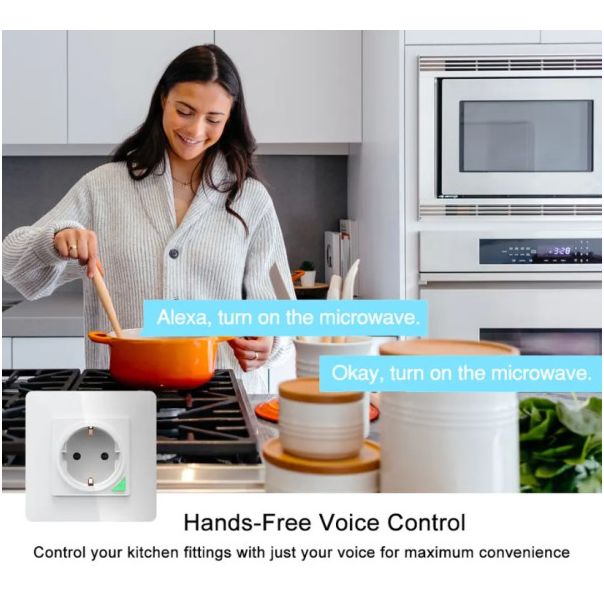 GEMBIRD Pametna utičnica SMART-WALL GMB WiFi - 43774