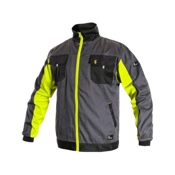 CANIS Radna bluza Phoenix Perseus, siva/žuta - 65372