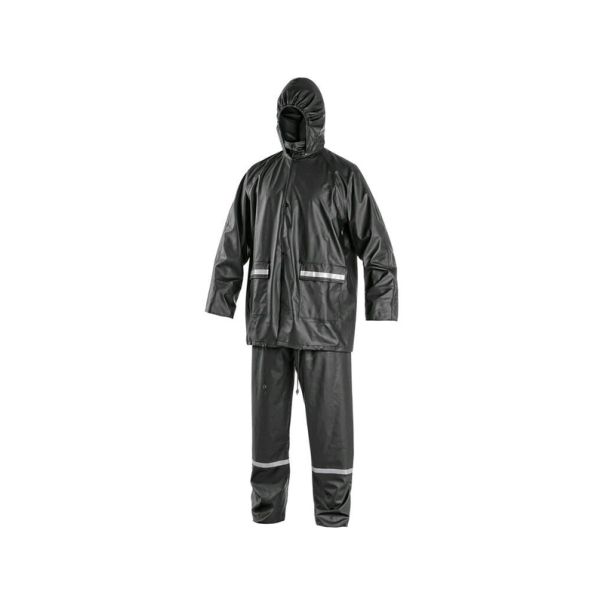 CANIS Kišno odelo PU, crna - 54505