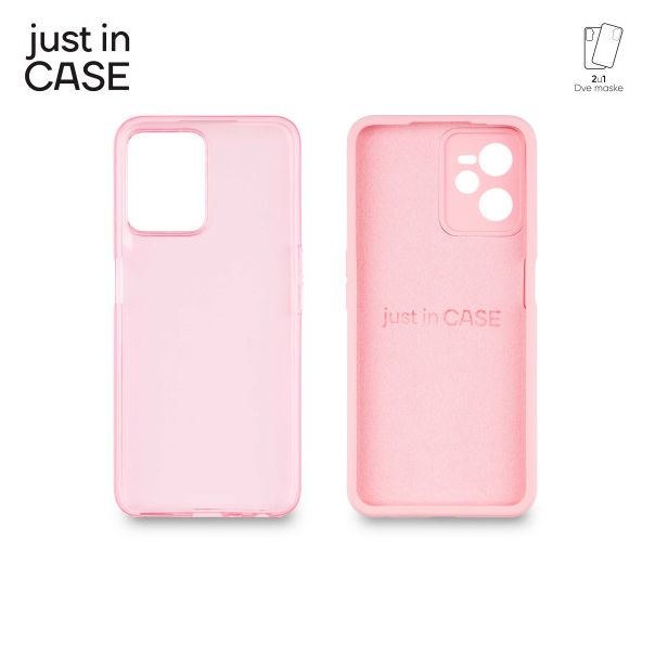 JUST IN CASE 2u1 Extra case MIX paket pink za Realme C35 - MIX443PK