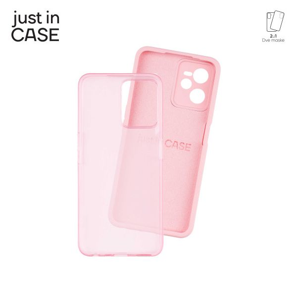 JUST IN CASE 2u1 Extra case MIX paket pink za Realme C35 - MIX443PK