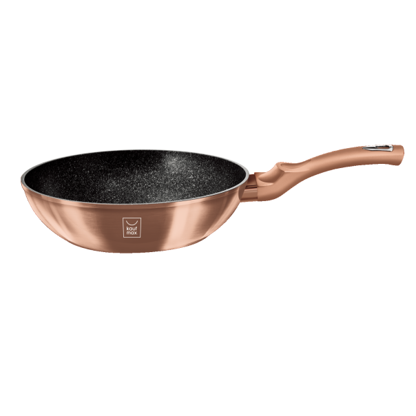 KAUFMAX Wok tiganj 28cm rose gold metalic collection km-0051 - 425918