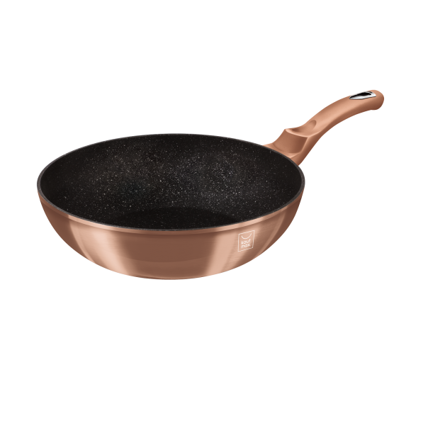 KAUFMAX Wok tiganj 28cm rose gold metalic collection km-0051 - 425918