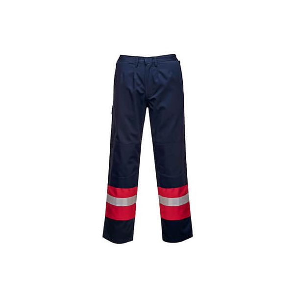 PORTWEST Radne pantalone Bizflame FR56, teget/crvena - 54801