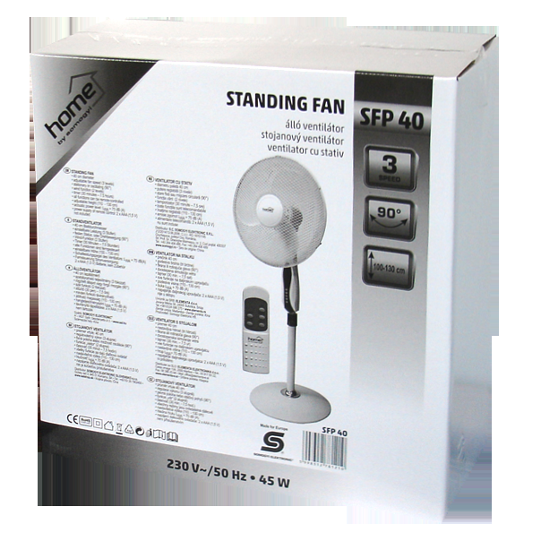 HOME Ventilator sa postoljem, daljinski upravljač, 130 cm, 45W - SFP 40 - EP2964283