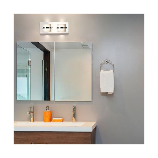 Rabalux Kupatilska rasveta Tony LED 2x 5W hrom (5490) - 5490-1-1