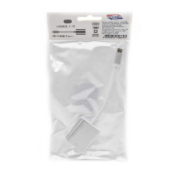 VELTEH Adapter Type C na HDMI, TC2H-202 - 55-056