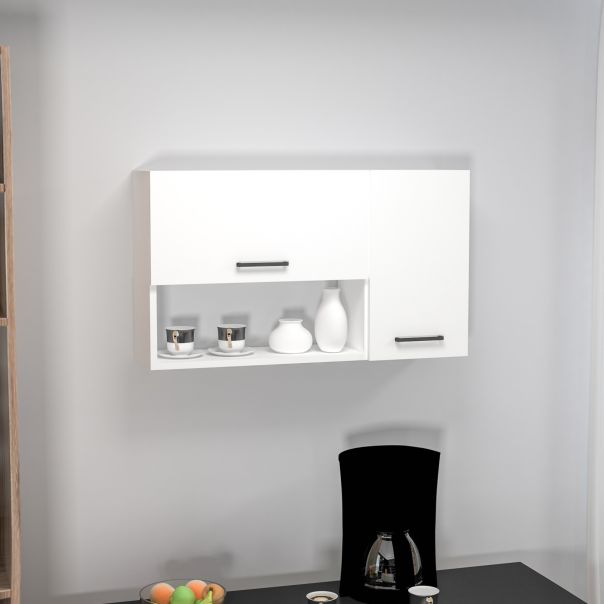 HANAH HOME Kuhinjska polica Akasya, bela - 550ARN1203