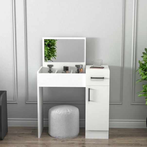HANAH HOME Sto za šminkanje Inci, bela - 550ARN2201