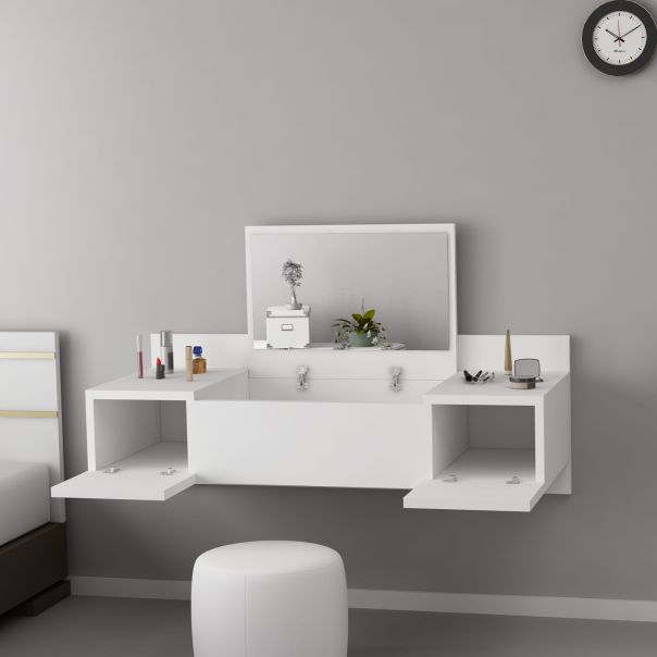HANAH HOME Sto za šminkanje Zakkum, bela - 550ARN2203