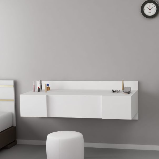 HANAH HOME Sto za šminkanje Zakkum, bela - 550ARN2203