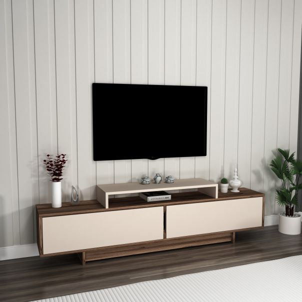 HANAH HOME TV komoda Grasyas, svetlobraon/bež - EP3057812