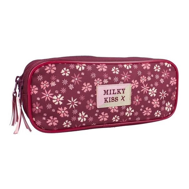 VADOBAG Prazna pernica sa dve pregrade Milky kiss wild bliss, crvena - 76101-1