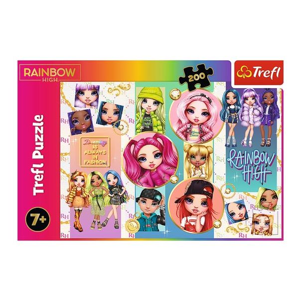 TREFL Puzzle Rainbow High - 200 delova - 103514-T13289