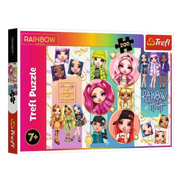TREFL Puzzle Rainbow High - 200 delova - 103514-T13289
