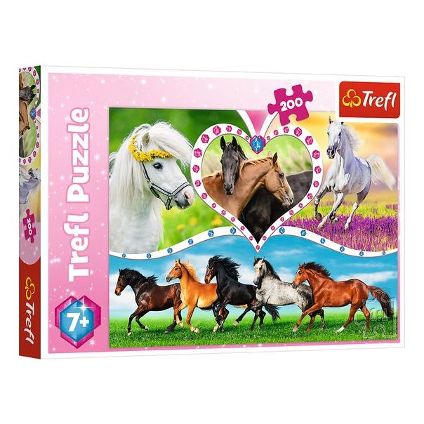 TREFL Puzzle Konji - 200 delova - 103501-T13248