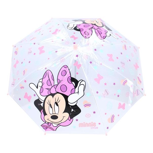 VADOBAG Kišobran za decu Minnie Mouse Rainy days, ljubičasta/roze - 75408