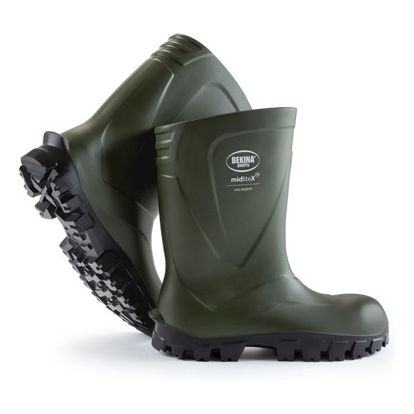 BEKINA BOOTS Gumena čizma niska MidliteX O4 SolidGrip, zelena - 61603-1