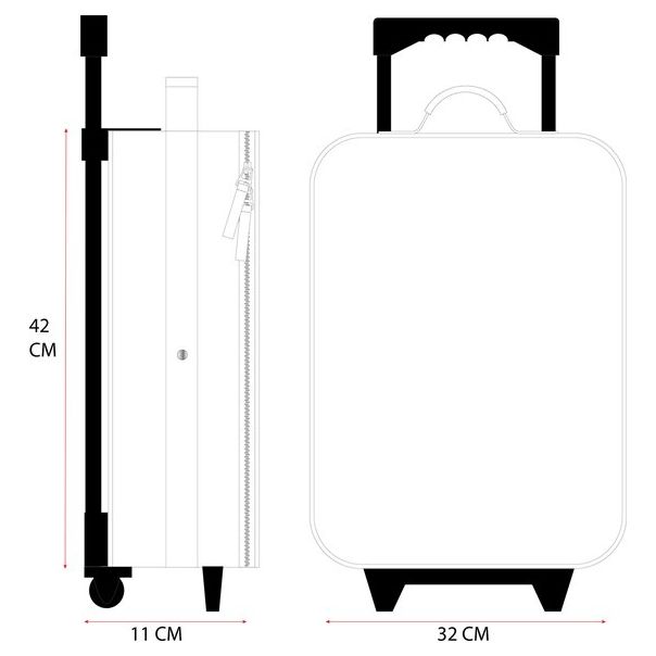 VADOBAG Kofer za decu Sonic, plava/crna - 76475-1