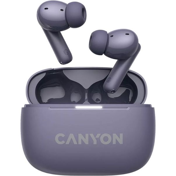 CANYON Bluetooth slušalice OnGo TWS-10, ljubičasta - CNS-TWS10PL
