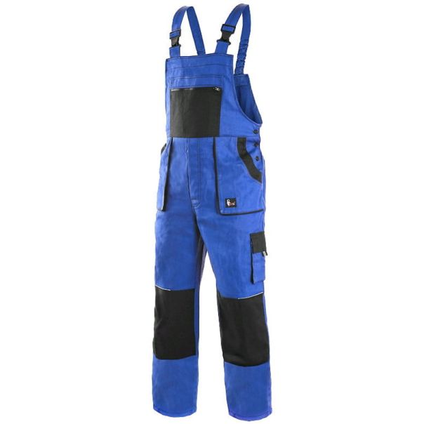 CANIS Radne pantalone na tregere Luxy Robin, plava/crna - 55145