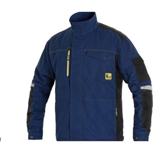 CANIS Radna bluza Stretch, teget/crna - 55248
