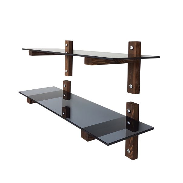 HANAH HOME Zidna polica R202, braon - 552NOS1104