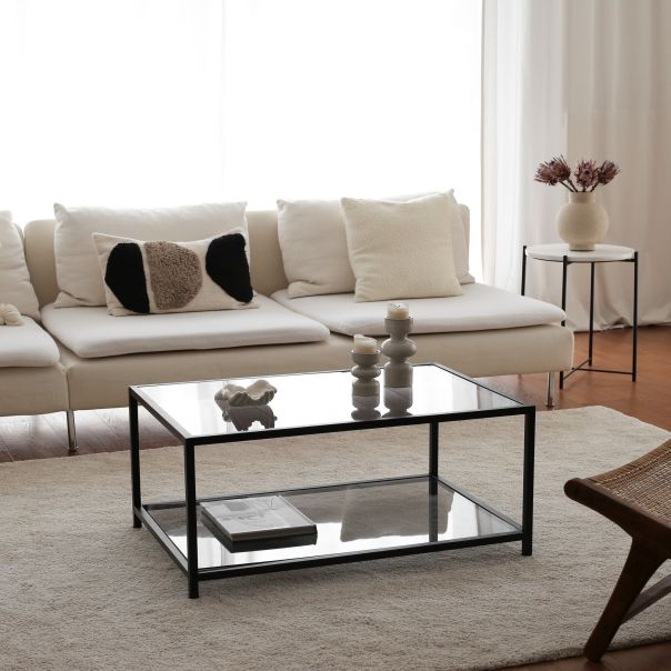 HANAH HOME Klub sto Astro sehpa S400F, crna - 552NOS1406