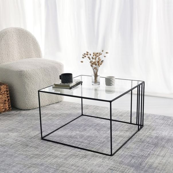 HANAH HOME Sto za dnevnu sobu Outline Black - 191211