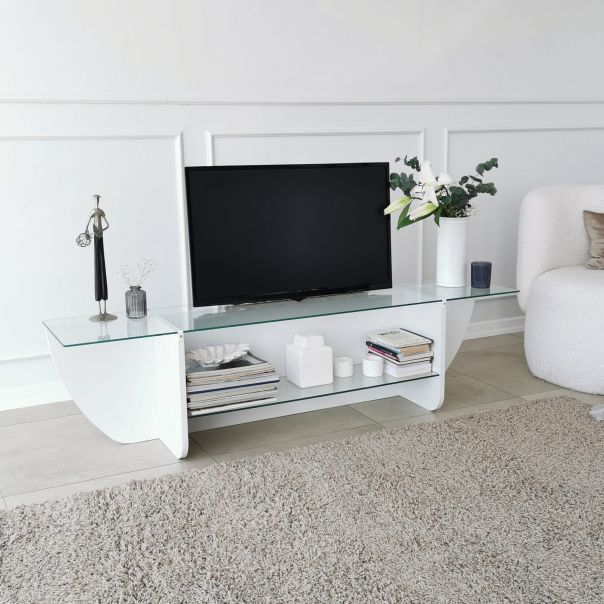 HANAH HOME TV komoda Lily, bela - 552NOS1603