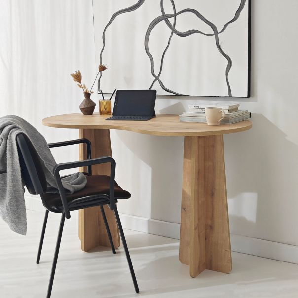 HANAH HOME Radni sto Infini, svetlo braon - EP3057830