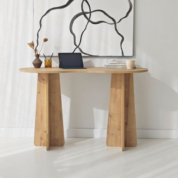 HANAH HOME Radni sto Infini, svetlo braon - EP3057830