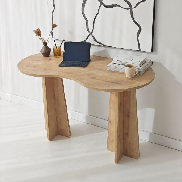 HANAH HOME Radni sto Infini, svetlo braon - EP3057830