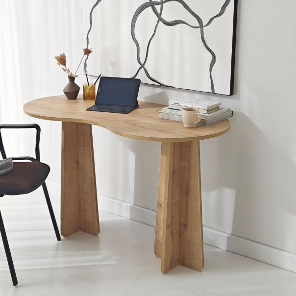 HANAH HOME Radni sto Infini, svetlo braon - EP3057830