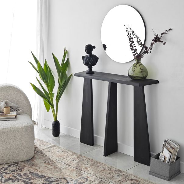 HANAH HOME Konzolni sto Cleopatra, antracit - EP2799817